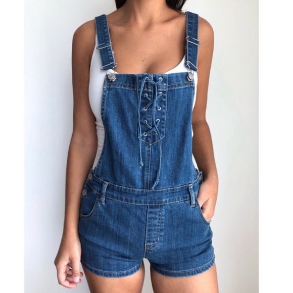 PacSun Denim - PacSun Denim Laced Overalls